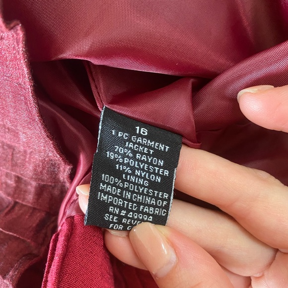 NWOT 🎉 Dress Barn Collections Ruffled Jacket - Picture 11 of 15